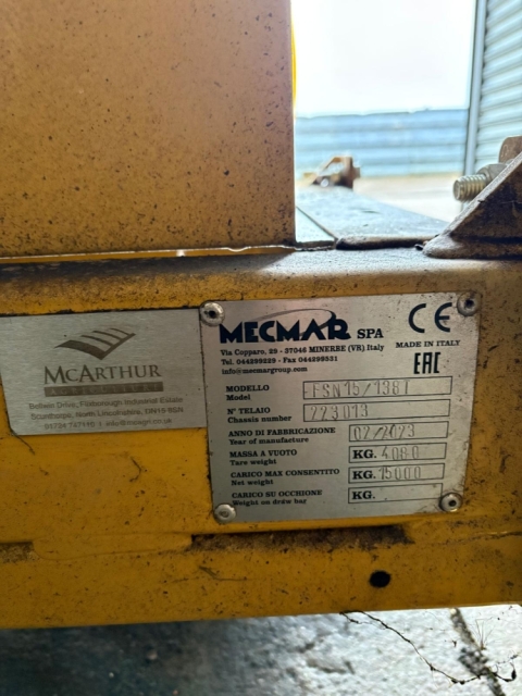 Used Mecmar FSN 15 T Mobile Grain Drier  3